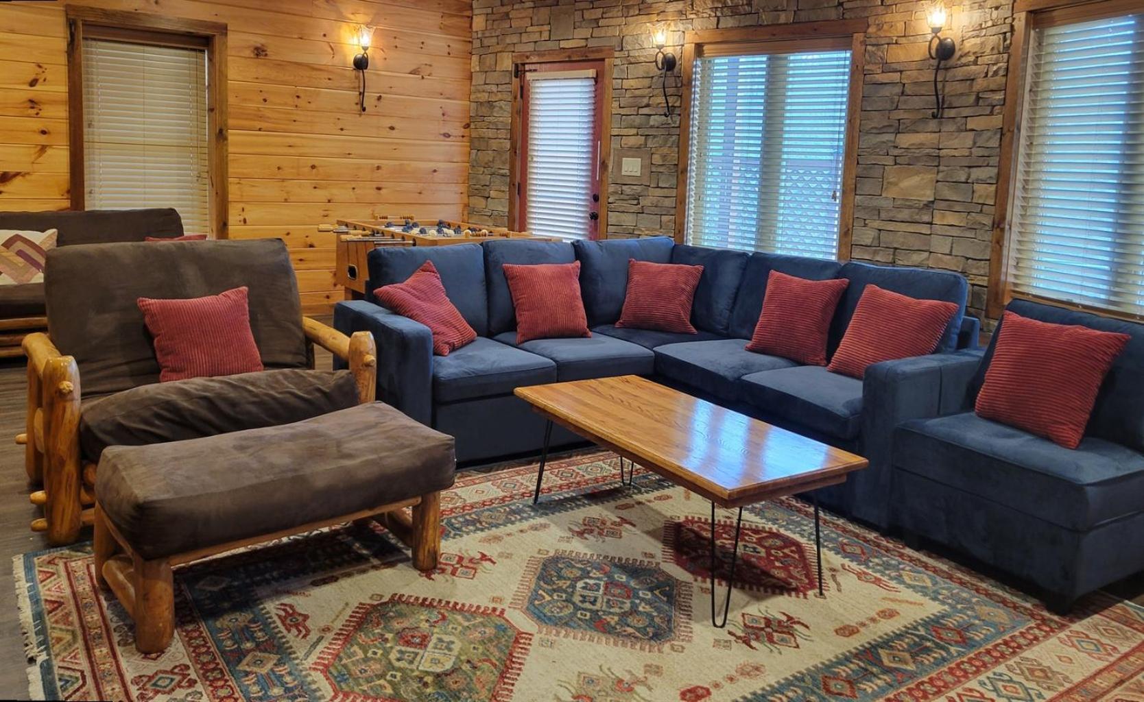 Ridge View Lodge Nature And Mountain View - Hot Tub - Firepit - Yard - Games جاتلينبرج المظهر الخارجي الصورة