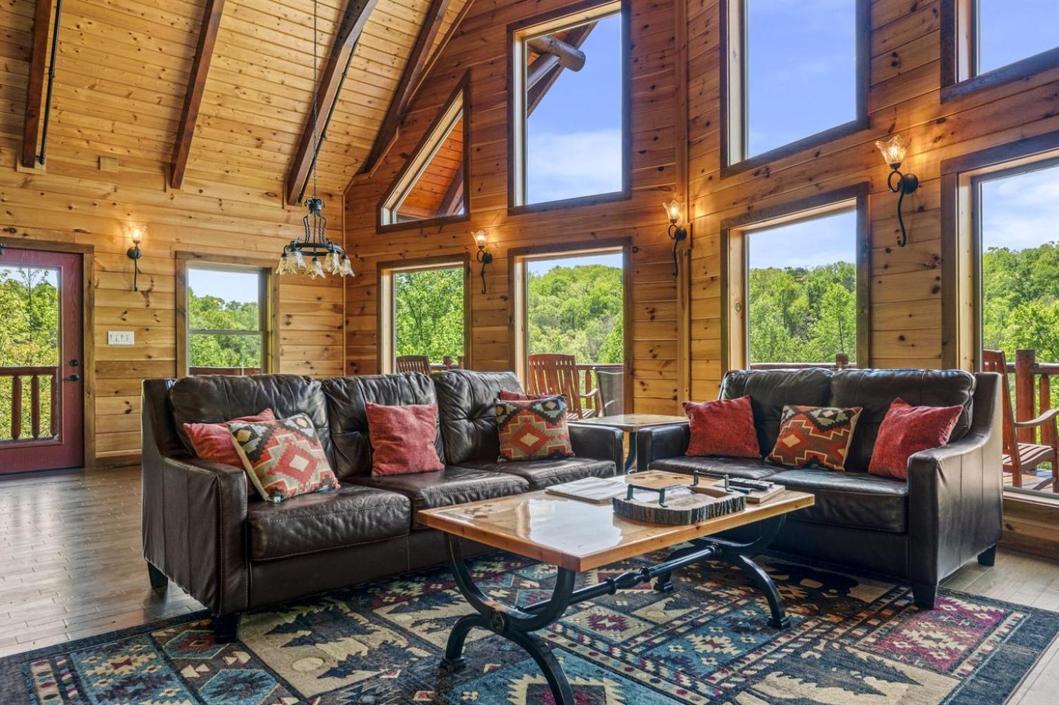 Ridge View Lodge Nature And Mountain View - Hot Tub - Firepit - Yard - Games جاتلينبرج المظهر الخارجي الصورة